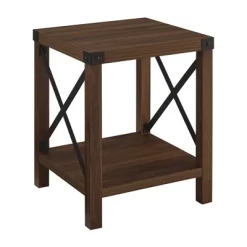Sophie Rustic Industrial X Frame Side Table - Saracina Home 25 Sophie Rustic Industrial X Frame Side Table - Saracina Home -HOMCOM Store GUEST b38fb952 0582 4a7b a09a bddaae21d7c2