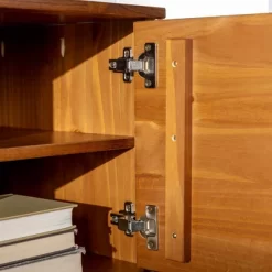 Solid Wood Mid-Century Modern TV Stand For TVs Up To 65" - Saracina Home 22 Solid Wood Mid-Century Modern TV Stand For TVs Up To 65" - Saracina Home -HOMCOM Store GUEST b6988a47 d2a1 42d2 b729 fbdccceb19f2