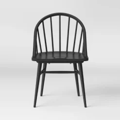 2pk Adwolf Rounded Spindle Dining Chairs Black - Threshold™ 9 2pk Adwolf Rounded Spindle Dining Chairs Black - Threshold™ -HOMCOM Store GUEST b73366f6 2ccc 4621 929a 1dd8fc28ea92
