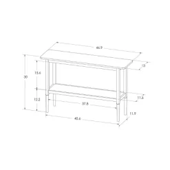 Gretna Narrow Console Table Natural - Threshold™ 9 Gretna Narrow Console Table Natural - Threshold™ -HOMCOM Store GUEST b7d8608f 12ef 4698 94da 334982ec016f