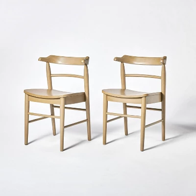 2pk Kaysville Curved Back Wood Dining Chair - Threshold™ Designed With Studio McGee 10 2pk Kaysville Curved Back Wood Dining Chair - Threshold™ Designed With Studio McGee - Image 10