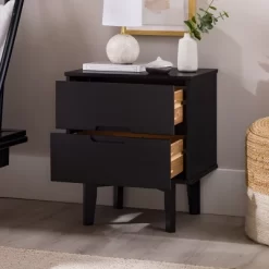 Mid-Century Modern Wood Nightstand - Saracina Home 22 Mid-Century Modern Wood Nightstand - Saracina Home -HOMCOM Store GUEST bb8cd0af 9f2f 4c69 916e ce68660dee05