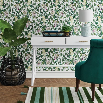 Oslari Wood Writing Desk With Drawers White - Threshold™ 1 Oslari Wood Writing Desk With Drawers White - Threshold™