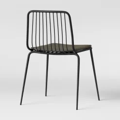 Set Of 2 Sodra Rounded Seat Wire Dining Chair Black - Threshold™ 12 Set Of 2 Sodra Rounded Seat Wire Dining Chair Black - Threshold™ -HOMCOM Store GUEST beee2ef8 8c06 41f9 85cc 368726c46ac7