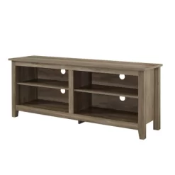 Transitional 4 Cubby Wood Open Storage TV Stand For TVs Up To 65"- Saracina Home 29 Transitional 4 Cubby Wood Open Storage TV Stand For TVs Up To 65"- Saracina Home -HOMCOM Store GUEST c0aba6c0 bbb4 4e90 83a5 3c73b3261eaf