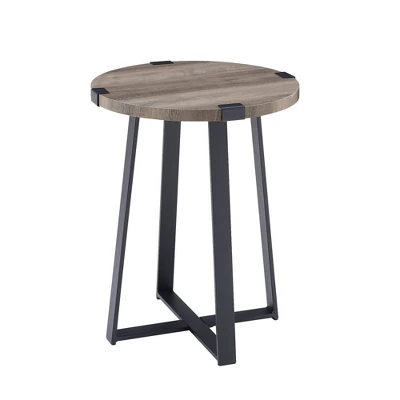 Wrightson Urban Industrial Faux Wrap Leg Round Side Table - Saracina Home 12 Wrightson Urban Industrial Faux Wrap Leg Round Side Table - Saracina Home - Image 12