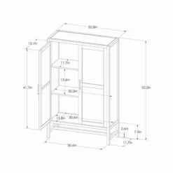 Warwick Library Cabinet - Threshold 10 Warwick Library Cabinet - Threshold -HOMCOM Store GUEST c108abad 74b2 4ce5 9fd7 1f335c09cf11