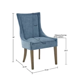 2pk Ultra Dining Side Chairs Blue - Madison Park 17 2pk Ultra Dining Side Chairs Blue - Madison Park -HOMCOM Store GUEST c1b06bec e5f4 429b 8b01 94b0d59e1a96
