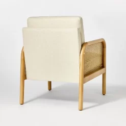 Cane Accent Chair Cream - Threshold™ Designed With Studio McGee -HOMCOM Store GUEST c3b7aa99 ef8b 4f9c b559 bc3c05b28bb3