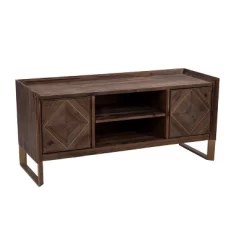 Glacerad Reclaimed Wood Media Console For TVs Upto 50" Brown - Aiden Lane 13 Glacerad Reclaimed Wood Media Console For TVs Upto 50" Brown - Aiden Lane -HOMCOM Store GUEST c5ca11b1 d694 4204 b4c7 035d6a35a4c8