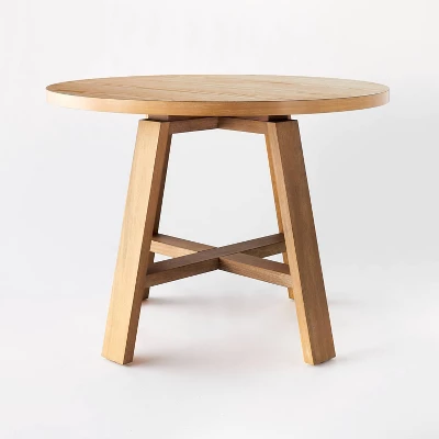 42" Linden Round Wood Dining Table - Threshold™ Designed With Studio McGee 2 42" Linden Round Wood Dining Table - Threshold™ Designed With Studio McGee - Image 2