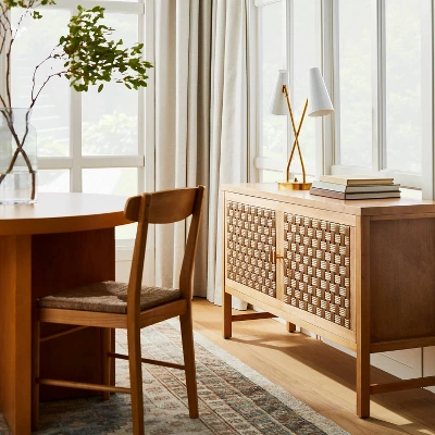 Palmdale Woven Door Console - Threshold™ Designed With Studio McGee 1 Palmdale Woven Door Console - Threshold™ Designed With Studio McGee