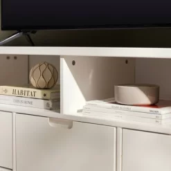 Cara Mid-Century Modern 3 Drawer Corner TV Stand For TVs Up To 58" - Saracina Home -HOMCOM Store GUEST c84185b3 2218 44f2 8f9f 46919812d8aa