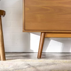 Solid Wood Mid-Century Modern TV Stand For TVs Up To 65" - Saracina Home 20 Solid Wood Mid-Century Modern TV Stand For TVs Up To 65" - Saracina Home -HOMCOM Store GUEST cda6b074 d568 4d66 b464 601370e6db11