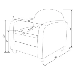 Pacific Palisades Fully Upholstered Accent Chair - Threshold™ Designed With Studio McGee -HOMCOM Store GUEST cf5ab0e5 233a 41ae 9420 edc6961fd7d4