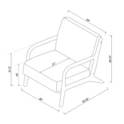 Esters Wood Armchair - Threshold™ 20 Esters Wood Armchair - Threshold™ -HOMCOM Store GUEST d133d96d 7ec5 40c2 9de5 40aee3961995