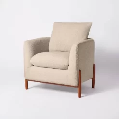Elroy Faux Shearling Accent Chair With Wood Legs - Threshold™ Designed With Studio McGee 22 Elroy Faux Shearling Accent Chair With Wood Legs - Threshold™ Designed With Studio McGee -HOMCOM Store GUEST d2aaa7f2 8c06 44f1 abf1 b3fabc558dc9