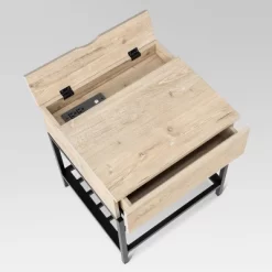 Loring End Table With Charging Station - Threshold™ 9 Loring End Table With Charging Station - Threshold™ -HOMCOM Store GUEST d4b23323 607f 4bd3 9988 eaac3936810f