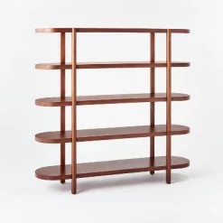 57" Portola Hills 5 Shelf Horizontal Bookcase - Threshold™ Designed With Studio McGee 19 57" Portola Hills 5 Shelf Horizontal Bookcase - Threshold™ Designed With Studio McGee -HOMCOM Store GUEST d4e4de44 a36f 4f1c a7dc 6f48b9fe8187