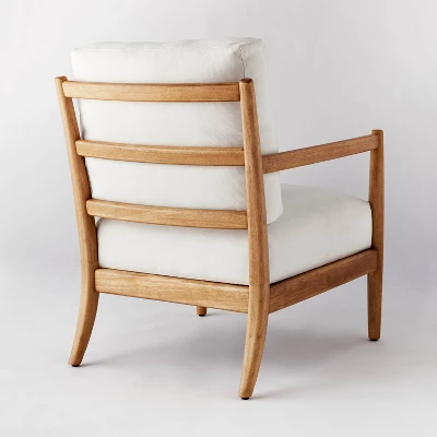 Park Valley Ladder Back Wood Arm Accent Chair - Threshold™ Designed With Studio McGee 3 Park Valley Ladder Back Wood Arm Accent Chair - Threshold™ Designed With Studio McGee - Image 3
