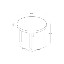 Northvale Round Wood Dining Table - Threshold™ Designed With Studio McGee -HOMCOM Store GUEST d6a4b332 213c 4a65 807a feb3bf9b8317