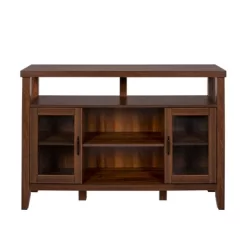 Rustic Transitional Double Door Highboy Buffet - Saracina Home -HOMCOM Store GUEST d7f5526e 48ce 4eec 9e7c 4dbc85b5e8c8