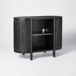 Portola Hills Caned Door Console With Shelves - Threshold™ Designed With Studio McGee 19 Portola Hills Caned Door Console With Shelves - Threshold™ Designed With Studio McGee -HOMCOM Store GUEST d8a3124a 3a6a 4b28 8cc4 73d0035a42d8