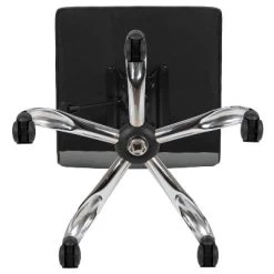 Emma And Oliver Low Back Designer Armless Ribbed Swivel Task Office Chair -HOMCOM Store GUEST da5625f1 85d6 460b b3de 25004d23fbd9