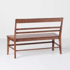 Wood Ladder Back Bench - Hearth & Hand™ With Magnolia -HOMCOM Store GUEST db86add3 b442 4417 a7bf 9703a6bed30e
