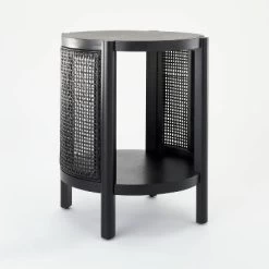 Portola Hills Woven Accent Table - Threshold™ Designed With Studio McGee -HOMCOM Store GUEST dc03f8cf a6e0 483e a748 a55a254b40f7
