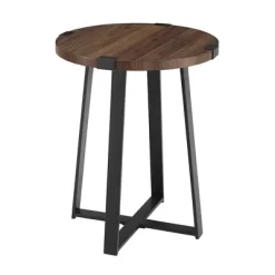 Wrightson Urban Industrial Faux Wrap Leg Round Side Table - Saracina Home 23 Wrightson Urban Industrial Faux Wrap Leg Round Side Table - Saracina Home -HOMCOM Store GUEST de11acff 57fb 43ae ba23 8b22beb8247c
