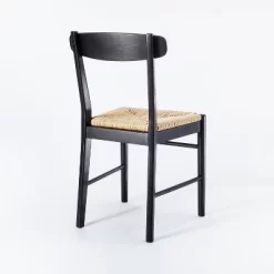Logan Wood Dining Chair With Woven Seat - Threshold™ Designed With Studio McGee -HOMCOM Store GUEST e3f72558 62ad 4791 852f 52b8698a01de