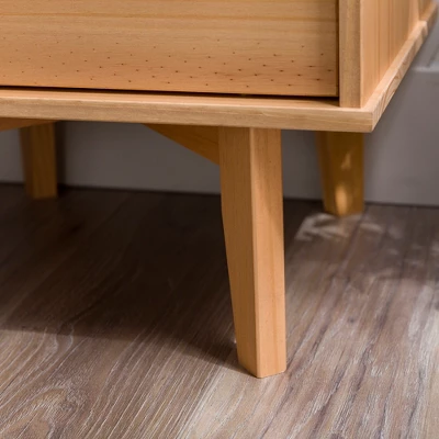 Mid-Century Modern Wood Nightstand - Saracina Home 12 Mid-Century Modern Wood Nightstand - Saracina Home - Image 12