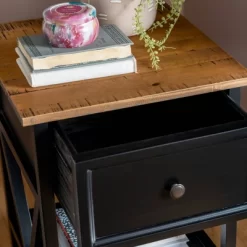 Set Of 2 Farmhouse Single Drawer V Frame Nightstands - Saracina Home 21 Set Of 2 Farmhouse Single Drawer V Frame Nightstands - Saracina Home -HOMCOM Store GUEST e8f7cdca 8d1e 40a3 a260 233a64853d0a