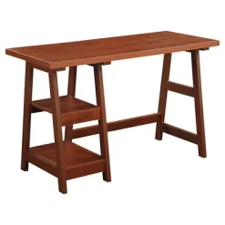 Designs2Go Trestle Desk With Shelves - Breighton Home 24 Designs2Go Trestle Desk With Shelves - Breighton Home -HOMCOM Store GUEST e9cc924e 4291 4243 ac31 220955c22f8e