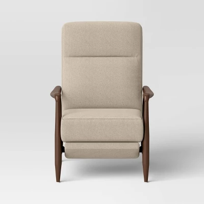 Dusk Mid-Century Wooden Arm Recliner - Threshold™ 2 Dusk Mid-Century Wooden Arm Recliner - Threshold™ - Image 2