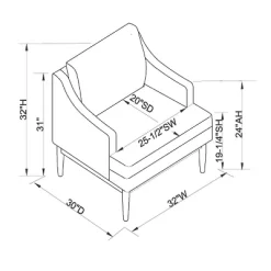 Howell Upholstered Accent Chair With Wood Base - Threshold™ Designed With Studio McGee 14 Howell Upholstered Accent Chair With Wood Base - Threshold™ Designed With Studio McGee -HOMCOM Store GUEST eaa765f5 26c5 4ecb 8f54 dd96378e2465