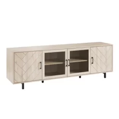 Vik Modern Boho 4 Door Herringbone TV Stand For TVs Up To 80" - Saracina Home 10 Vik Modern Boho 4 Door Herringbone TV Stand For TVs Up To 80" - Saracina Home -HOMCOM Store GUEST ed5d16ce 4150 442b 90cb a64eda002eff