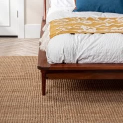 Boho Solid Wood Spindle Platform Bed - Saracina Home -HOMCOM Store GUEST eddd6fd7 e683 4a43 ab14 7eb5a52e69b7