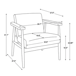 Upholstered Natural Wood Accent Chair - Hearth & Hand™ With Magnolia 10 Upholstered Natural Wood Accent Chair - Hearth & Hand™ With Magnolia -HOMCOM Store GUEST efd29593 c505 45ce 8b88 af9ffc1f09ea