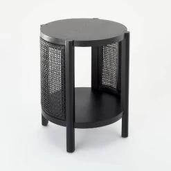 Portola Hills Woven Accent Table - Threshold™ Designed With Studio McGee -HOMCOM Store GUEST f87c2a8b df1d 4f1b b461 964c7eeb57ee
