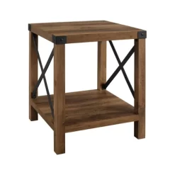 Sophie Rustic Industrial X Frame Side Table - Saracina Home 23 Sophie Rustic Industrial X Frame Side Table - Saracina Home -HOMCOM Store GUEST f915e628 130c 4cb9 b6c1 9e1deeb835fb