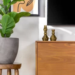 Solid Wood Mid-Century Modern TV Stand For TVs Up To 65" - Saracina Home 18 Solid Wood Mid-Century Modern TV Stand For TVs Up To 65" - Saracina Home -HOMCOM Store GUEST faab6dec 2110 4cdc b95e 363b96218060