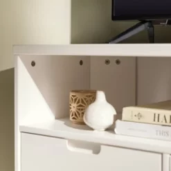 Cara Mid-Century Modern 3 Drawer Corner TV Stand For TVs Up To 58" - Saracina Home -HOMCOM Store GUEST fb957360 40de 4089 a8ee 5e1e6d667985