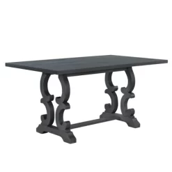 6 PCS Retro Dining Set With Unique-designed Table And Upholstered Chair-ModernLuxe 17 6 PCS Retro Dining Set With Unique-designed Table And Upholstered Chair-ModernLuxe -HOMCOM Store GUEST fe9eaee8 b05d 44ca b5ff b3dd9c5c3608