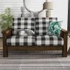 Jovie Gingham Rustic Loveseat - HOMES: Inside + Out