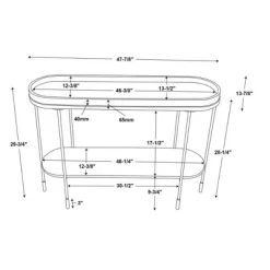 Wood & Metal Console Table - Black - Hearth & Hand™ With Magnolia 13 Wood & Metal Console Table - Black - Hearth & Hand™ With Magnolia -HOMCOM Store GUEST fec9fccd 6dff 4fd7 82f9 d4eb3de00b32